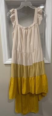 Moodie Tiered Hi-Low Dress